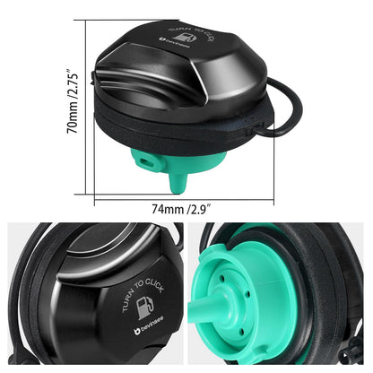 Billet Fuel Filler Cap Push & Twist Type VW Golf MK7 MK8 GTI R